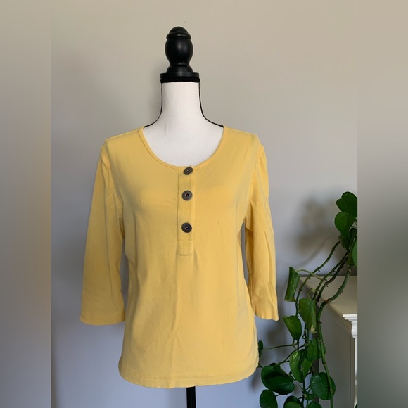Vintage Tommy Hilfiger yellow shirt size XL EUC 🌼 B59 - Picture 9 of 9